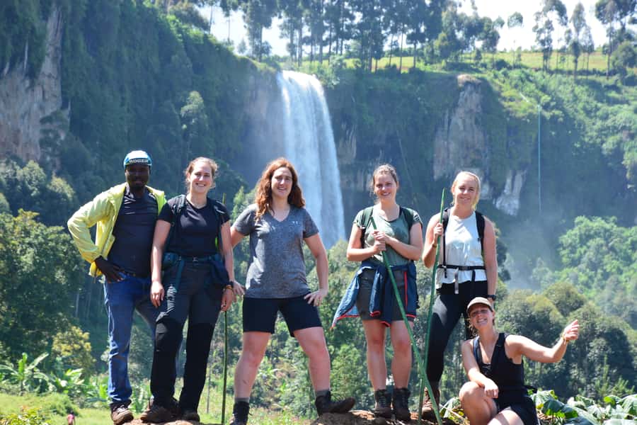 1 Day Sipi Falls Hike and Community Coffee Tour - Entering Sipi Falls, Mt. Elgon style