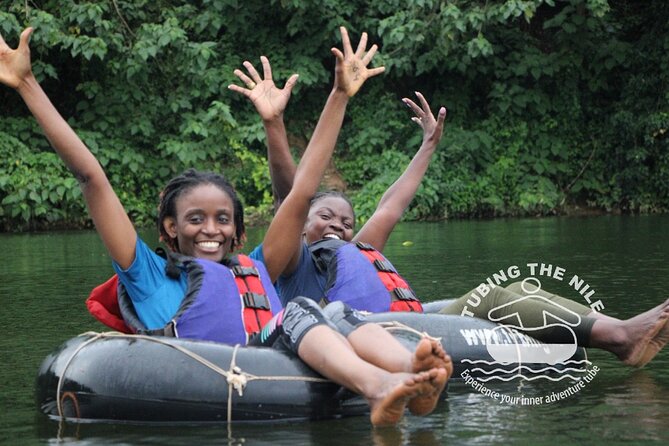 Tubing the Nile - Entering the Nile at Kimaka Road, where the fun starts